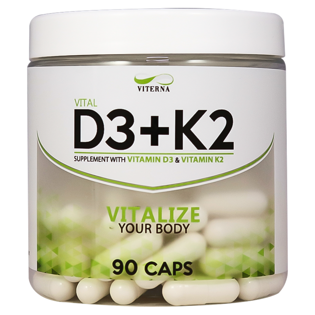 Viterna D3 + K2 90 kapslar