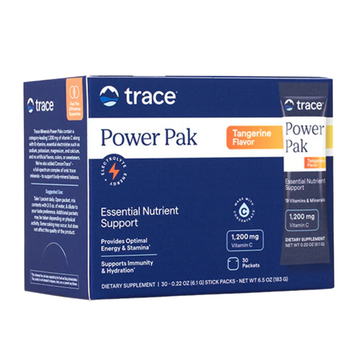 Trace Minerals Electrolyte Stamina Power Pak NON-GMO Tangerine 30 packets