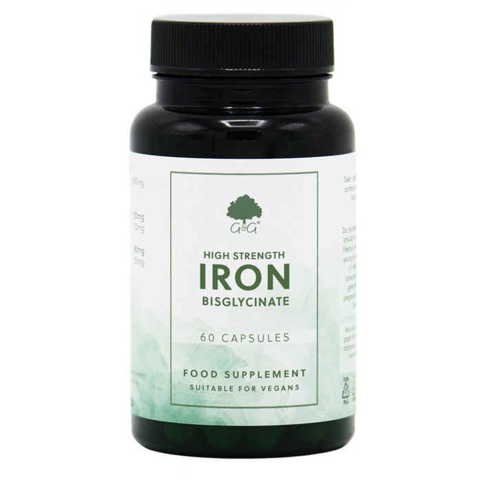 G&G Vitamins Iron Bisgkycinate 50mg 60 kapslar