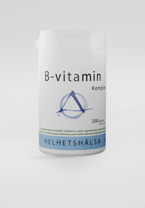 Helhetshälsa B-vitaminkomplex 200 kapslar