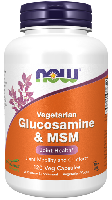 Now Foods Glucosamine & MSM (Vegetarian) 120 Veg kapslar