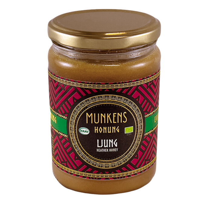 Munkens Hälsa Honung Raw Ljung Eko/Krav 500 g