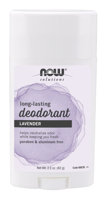 Now Foods Long-Lasting Deodorant Stick, Lavendel 62 g
