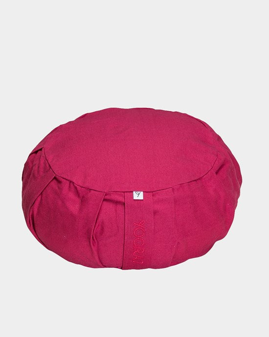 Yogiraj Meditationskudde Meditation cushion, round, Raspberry Red