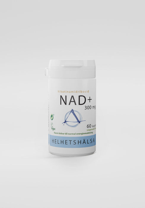 Helhetshälsa NAD+ 300 mg Nikotinamidribosid 60 kapslar