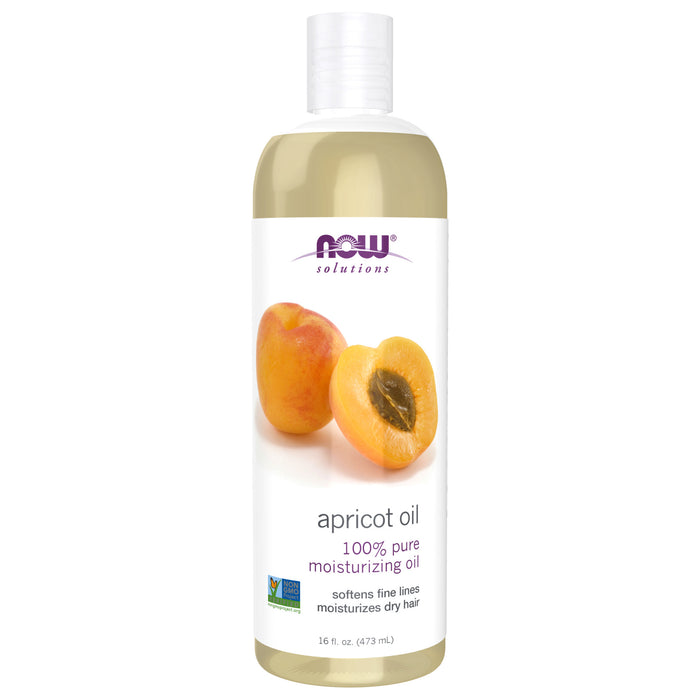 Now Foods Apricot Oil Aprikosolja 473 ml