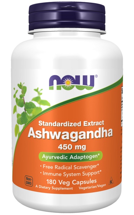 Now Foods Ashwagandha 450 mg 180 vegkapslar