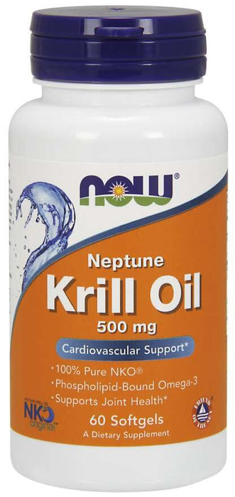 Now Foods Krill Oil 500 mg 60 kapslar