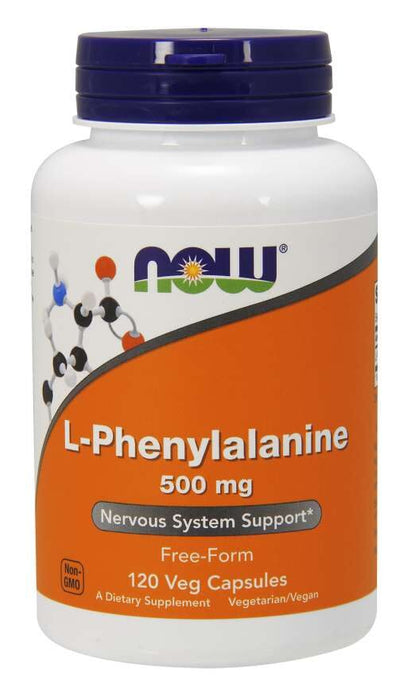Now Foods L-Phenylalanine 500 mg 120 vegkapslar