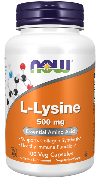 Now Foods Lysine 500 mg 100 kapslar