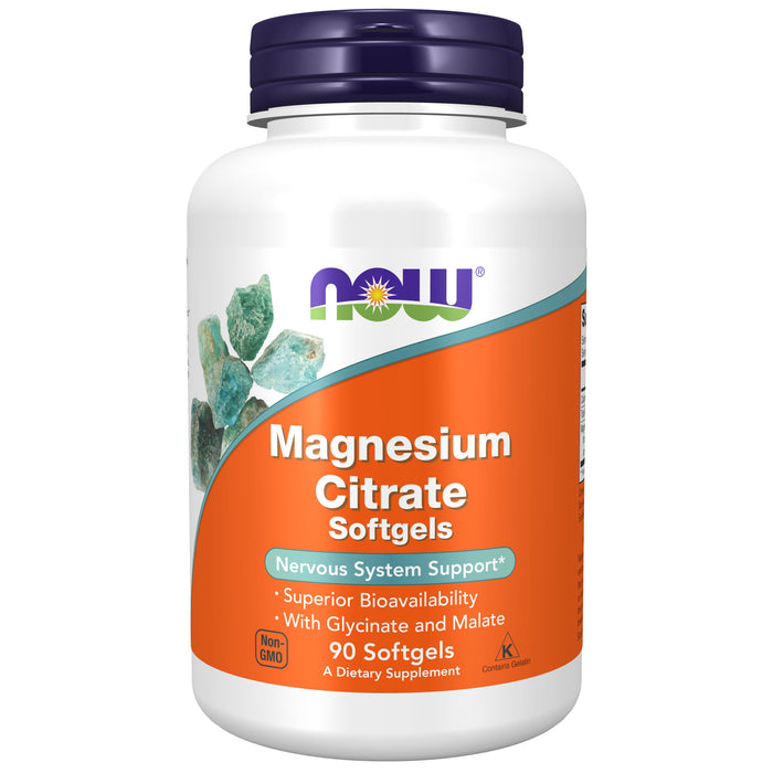 Now Foods Magnesium Citrate 134 mg 90 softgels