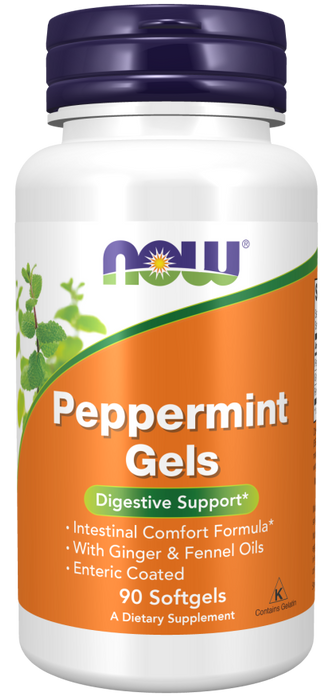 Now Foods Peppermint Gels 90 Softgels
