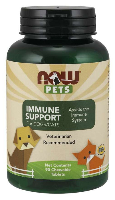 Now Foods Pets Immune Support 90 tuggtabletter