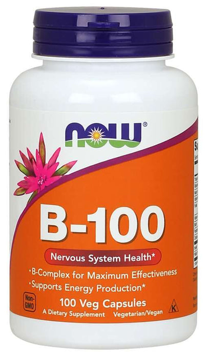 Now Foods Vitamin B-100 100 vegkapslar