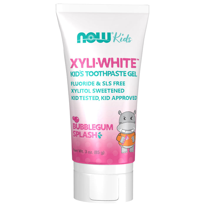 Now Foods XyliWhite™ Bubblegum Splash Tandkräm Gel för barn