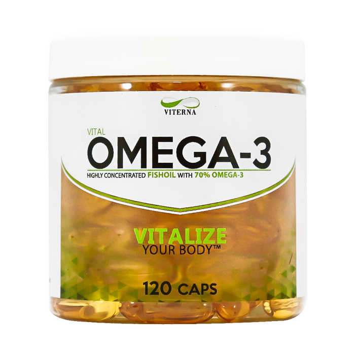 Viterna Omega 3 - Högkoncentrerad (70%) 120 kapslar