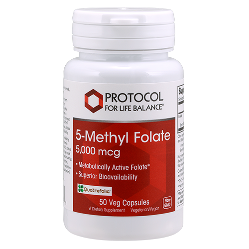 Protocol For Life 5-Methylfolate 5000 mcg 50 kapslar Bäst Före 2025-10