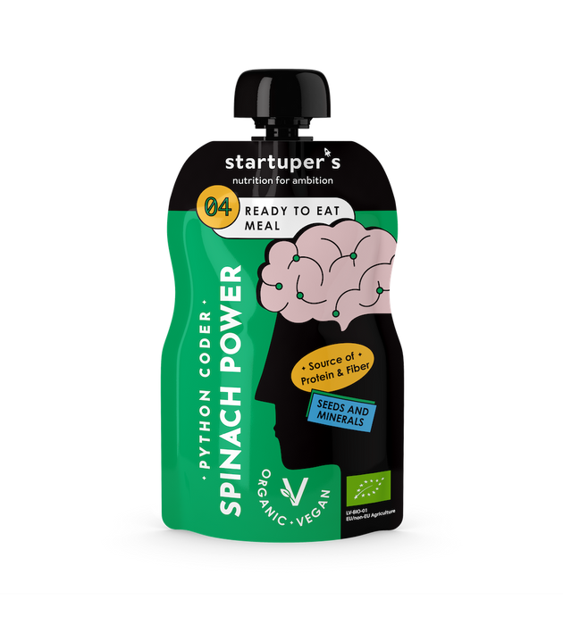 Startupers Smoothies Python Coder – Smoothie Spinach Power EKO 200 g