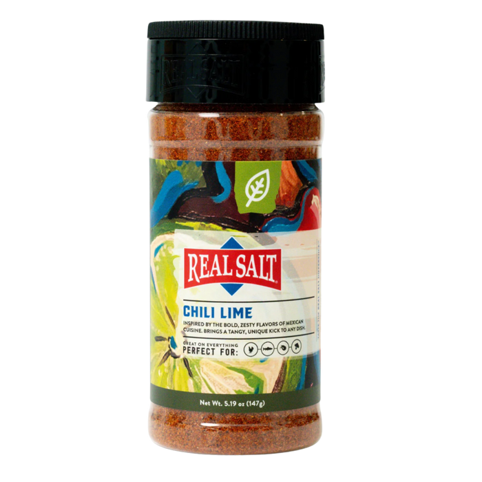 Redmond Real Salt Seasonings CHILI LIME 5.64 oz 168 g Shaker