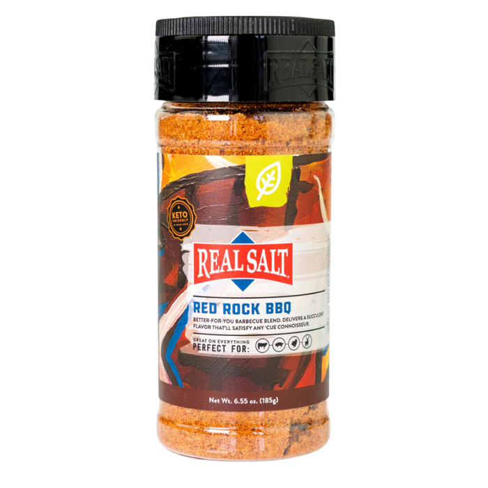 Redmond Real Salt Seasonings RED ROCK BBQ 6.72 oz 190 g Shaker