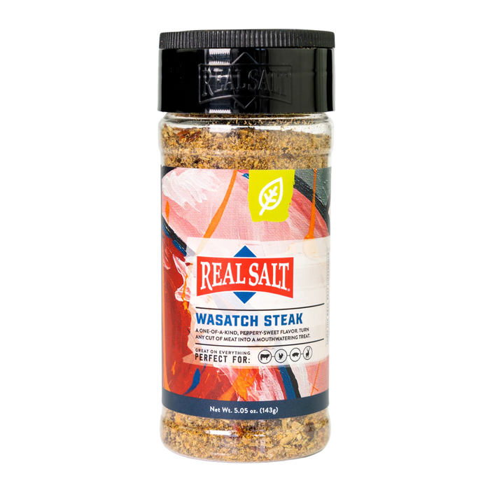 Redmond Real Salt Seasonings WASATCH STEAK 5.29 oz 143 g Shaker