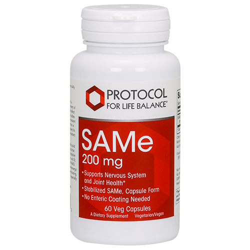 Protocol For Life SAMe 200mg 60 vegkapslar