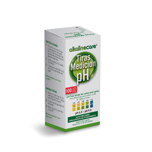 Alkalinecare Strips to measure pH 100 strips