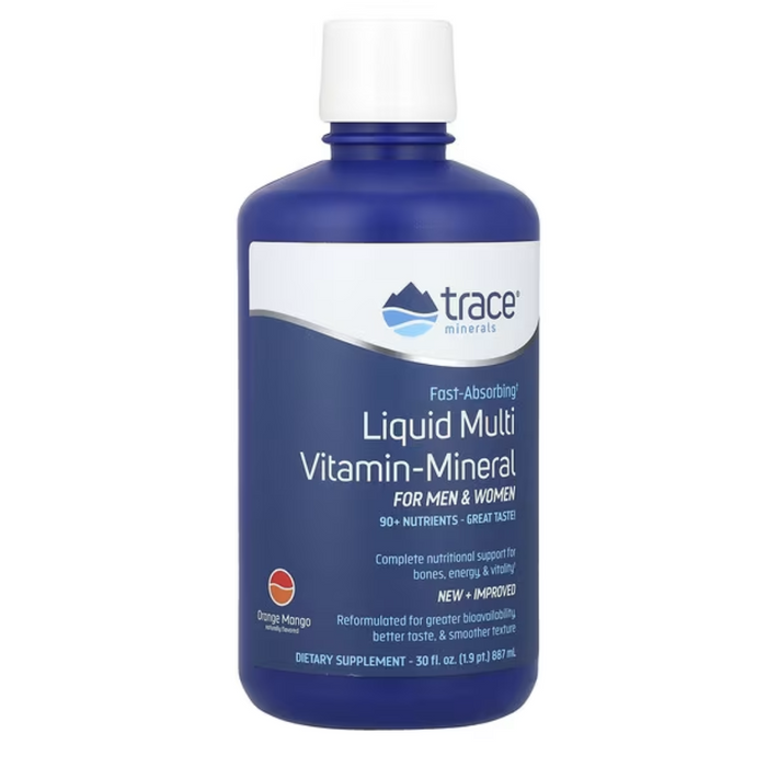 Trace Minerals Liquid Vitamin-Mineral Orange Mango 30 oz 887 ml