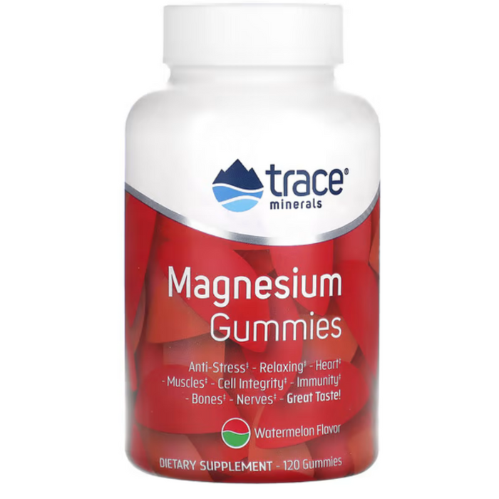 Trace Minerals Magnesium Gummies - Watermelon 120st