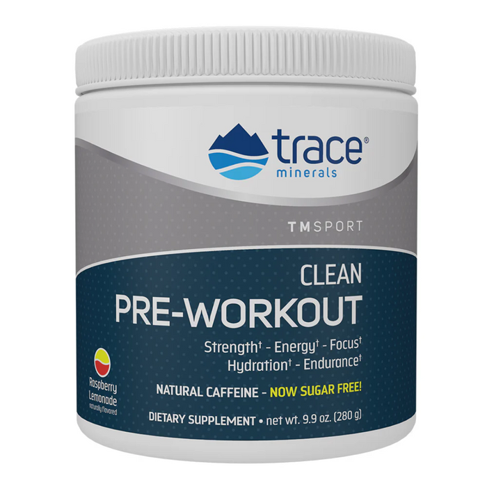 Trace Minerals TM Sport Pre-Workout Sugar Free 280 gram Raspberry Lemonade