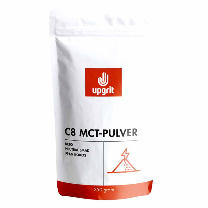 Upgrit C8 MCT-pulver, 250 gram