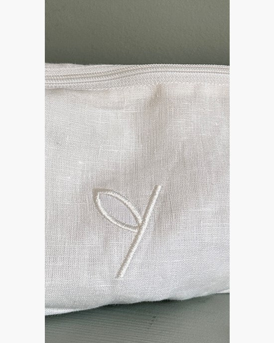 Yogiraj Väska Sling bag organic linen, White linen