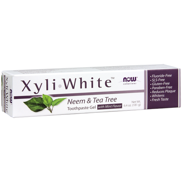 Now Foods XyliWhite™ Neem & Tea Tree Tandkräm Gel 181 g