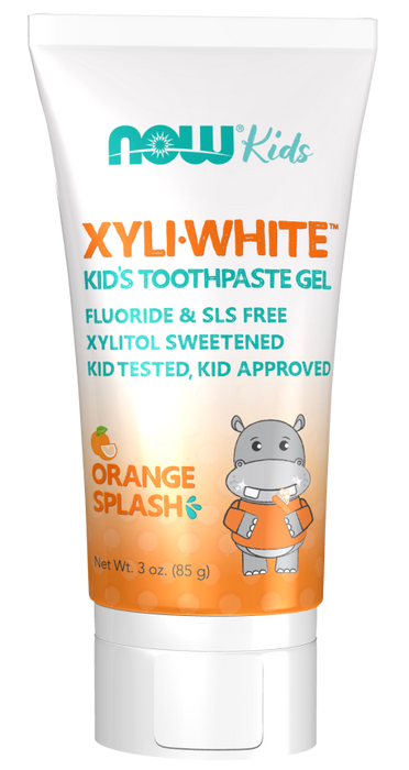 Now Foods XyliWhite™ Orange Splash Tandkräm Gel för barn