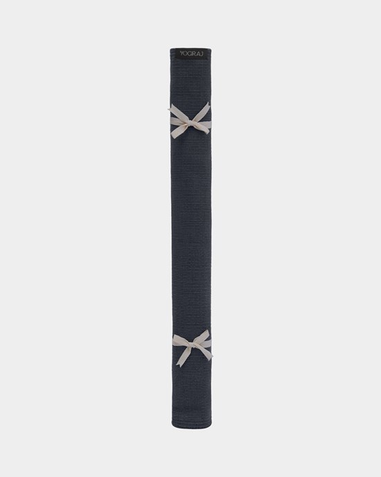 Yogiraj  Yogamatta Mysore Organic Yoga Rug, 3 mm, Graphite Grey