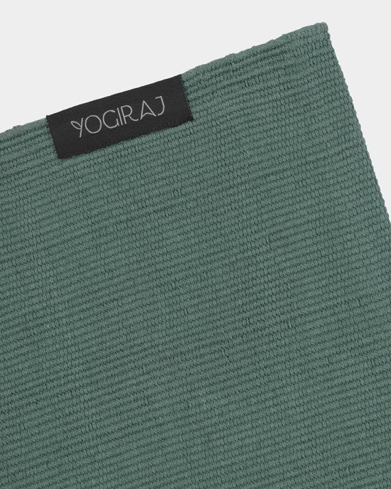 Yogiraj Yogamatta Mysore Organic Yoga Rug, 3 mm, Moss Green