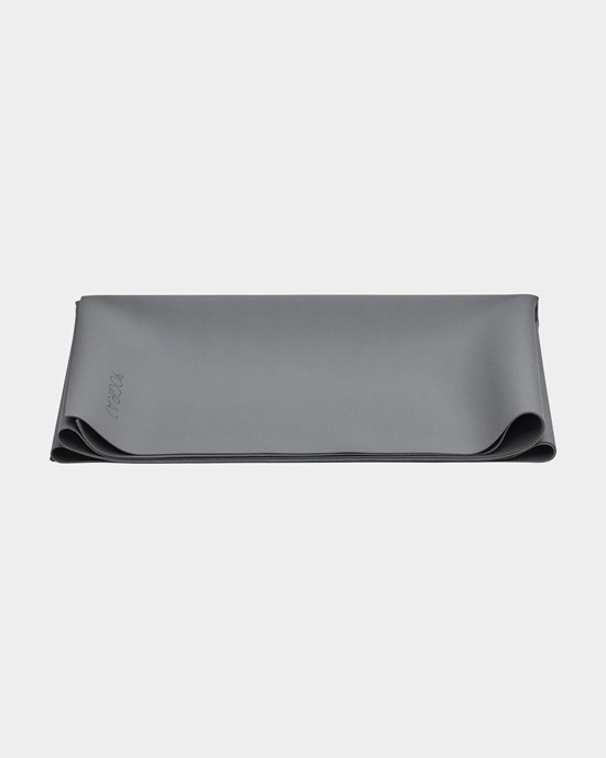 Yogiraj Yogamatta Natural practice travel mat, Moonlight Grey