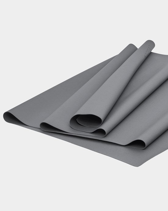 Yogiraj Yogamatta Natural practice travel mat, Moonlight Grey