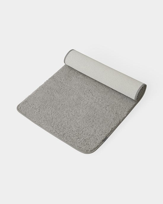 Yogiraj Yogamatta ull Premium wool mat, Silver Grey, 90 x 200 cm