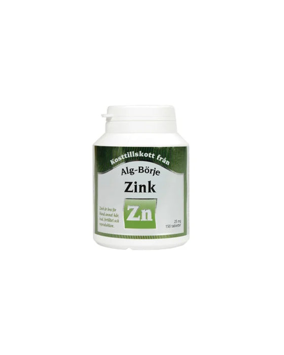 Alg-Börje Zink 25 mg, 150 tabletter