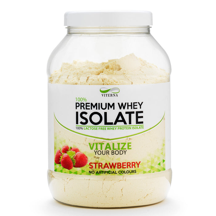 Viterna 100% Premium Whey Isolate, 900g - Strawberry