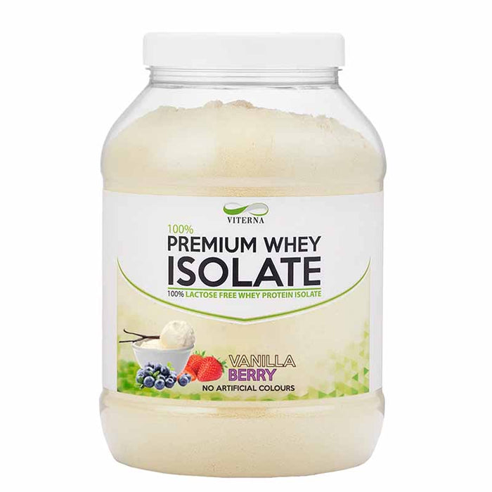 Viterna 100% Premium Whey Isolate, 900 g - Vanilla Berry