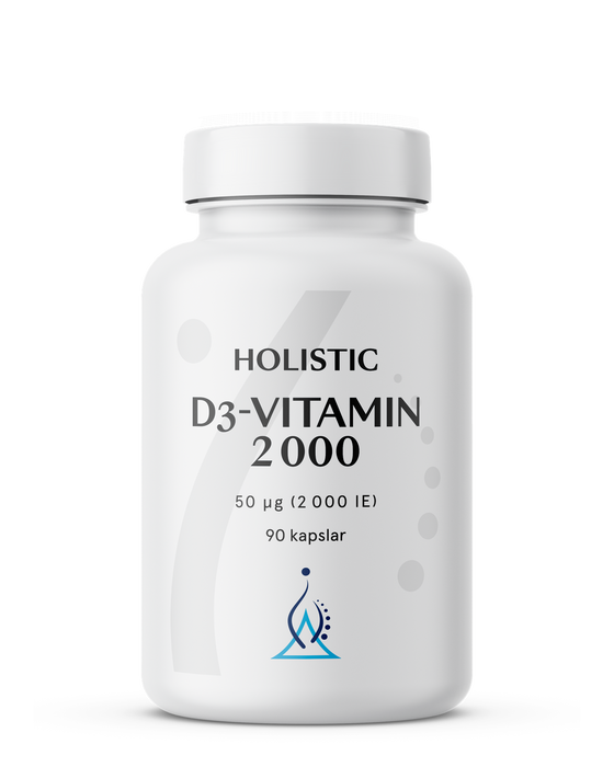Holistic D3-vitamin 2000 90 kapslar