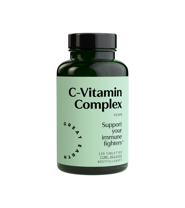 Great Earth C-Vitamin Complex 120 tabletter