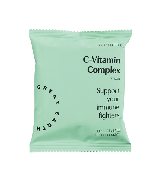 Great Earth C-Vitamin Complex refill 60 tabletter