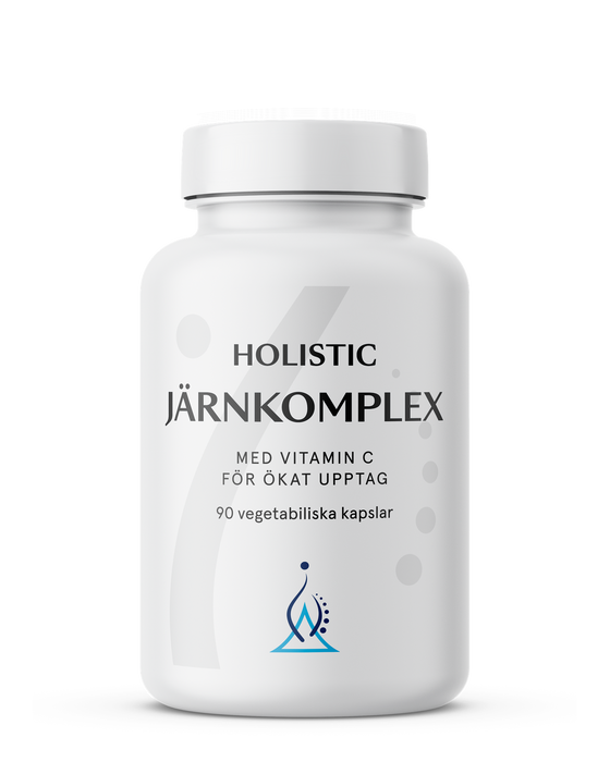 Holistic Järnkomplex 25 mg 90 kapslar