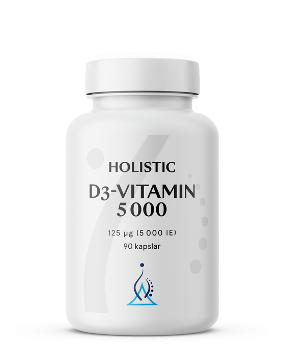 Holistic D3-vitamin 5000 90 kapslar