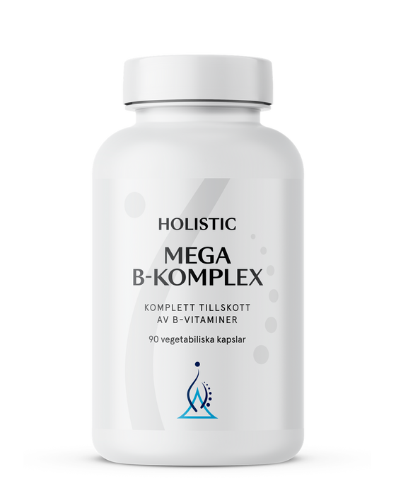 Holistic Mega B-komplex 90 kapslar
