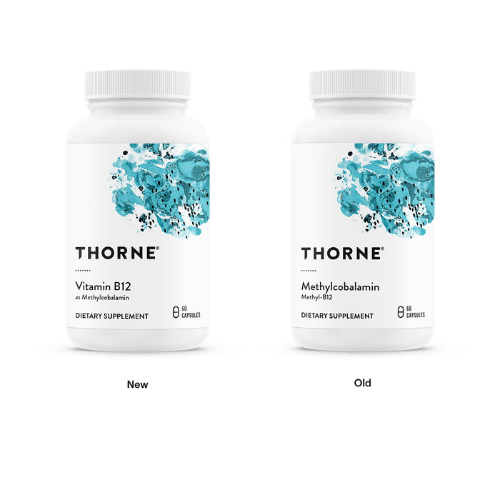 Thorne  Vitamin B12 (tidigare Methylcobalamin) 60 kapslar