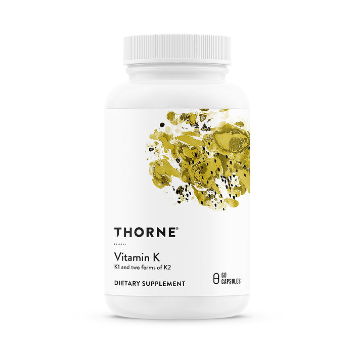 Thorne Vitamin K (tidigare 3-K Complete) 60 kapslar